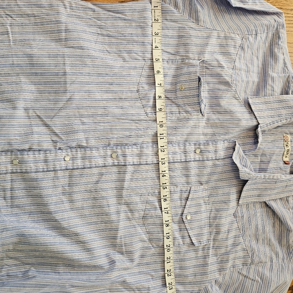 Roper 2xl long sleeve pearl snap button down. - Picture 8 of 10